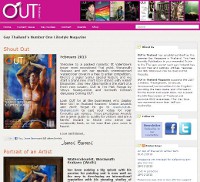 Out in Thailand Gay Magazine Website